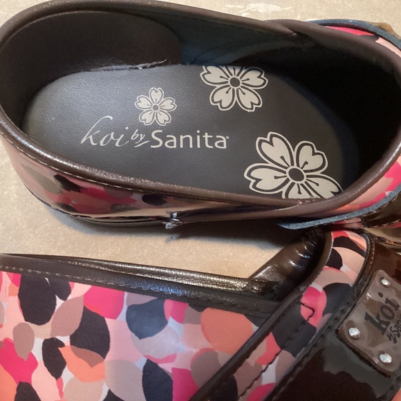 SANITA Size 40 US 9-9.5 NURSE WAITRESS Danish Clogs Shoes 👞 - Picture 4 of 11